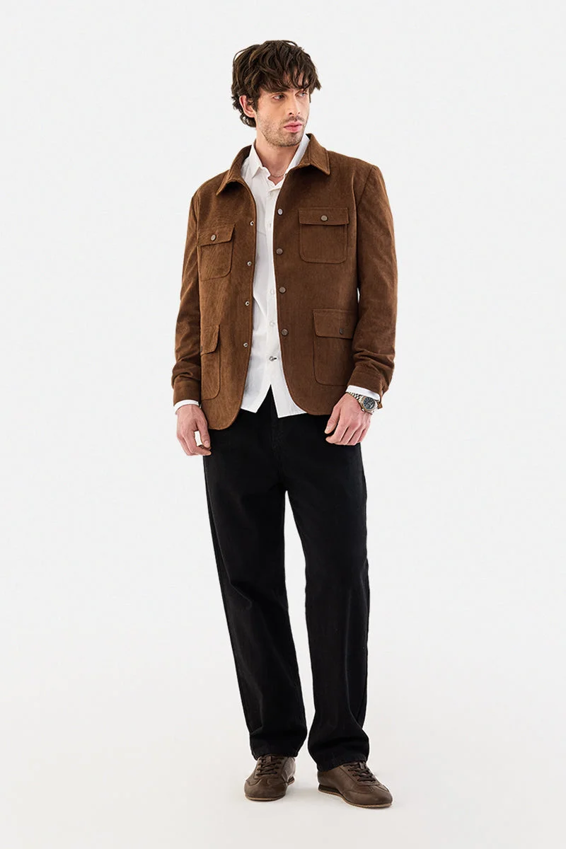 سنيتش Snap Button Corduroy Luxe Jacket